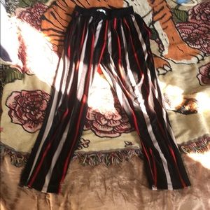 Nasty Gal Sweewe Paris Vertical Stripe Pants